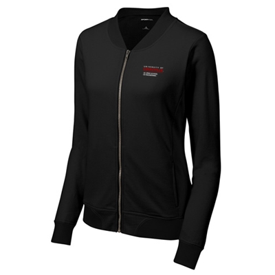 JB208<br>Ladies Lightweight French Terry Bomber