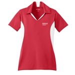 JB212<br>Ladies Side Blocked Sport Wick Polo